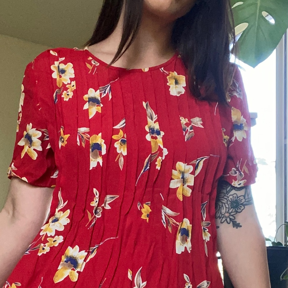 Vintage floral dress - Picture 5 of 10
